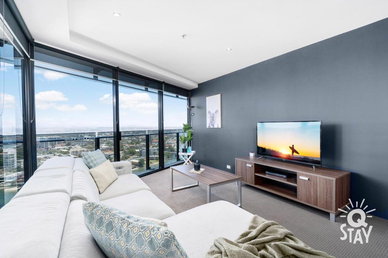 Kids Stay Free In Hinterland View 1 Bedroom Spa Apartment At Circle On Cavill - Q Stay 黄金海岸 外观 照片