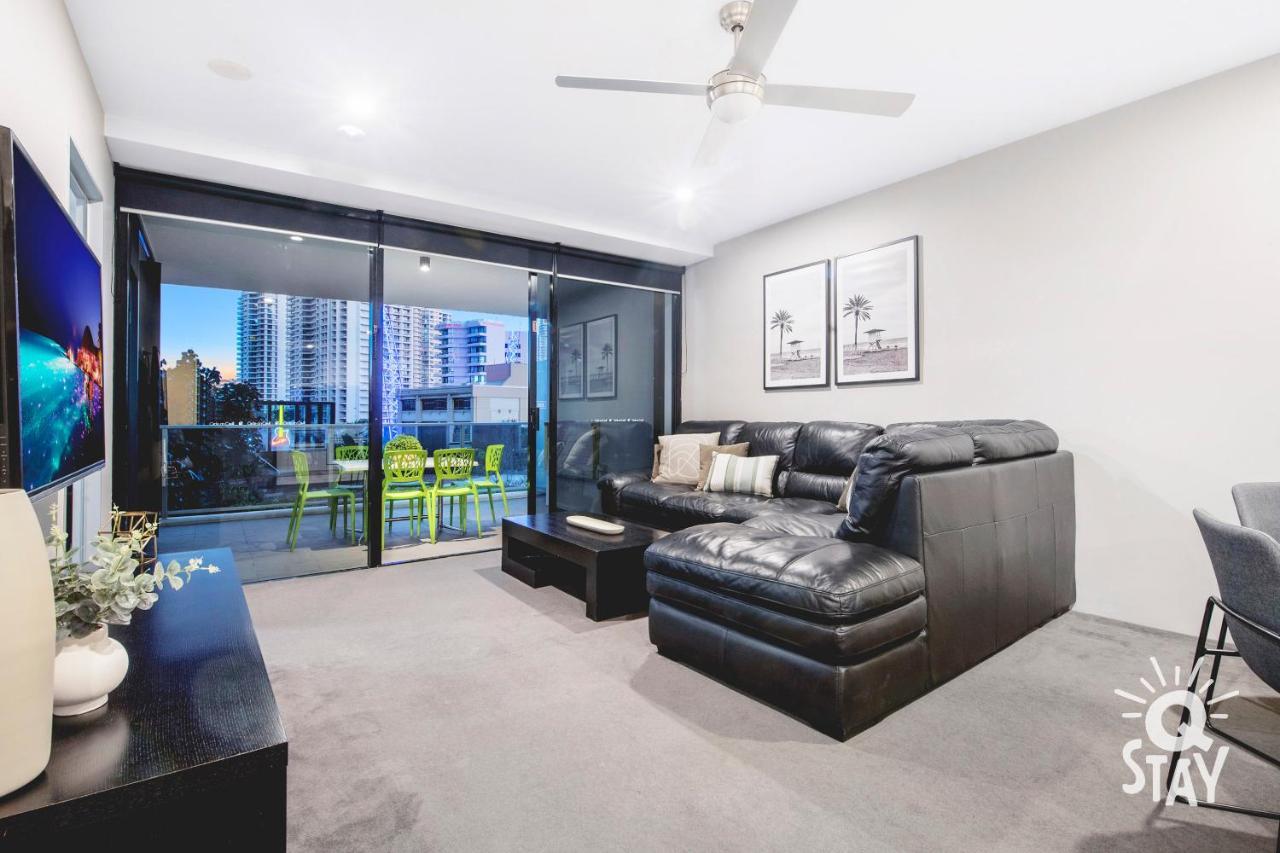 Kids Stay Free In Hinterland View 1 Bedroom Spa Apartment At Circle On Cavill - Q Stay 黄金海岸 外观 照片