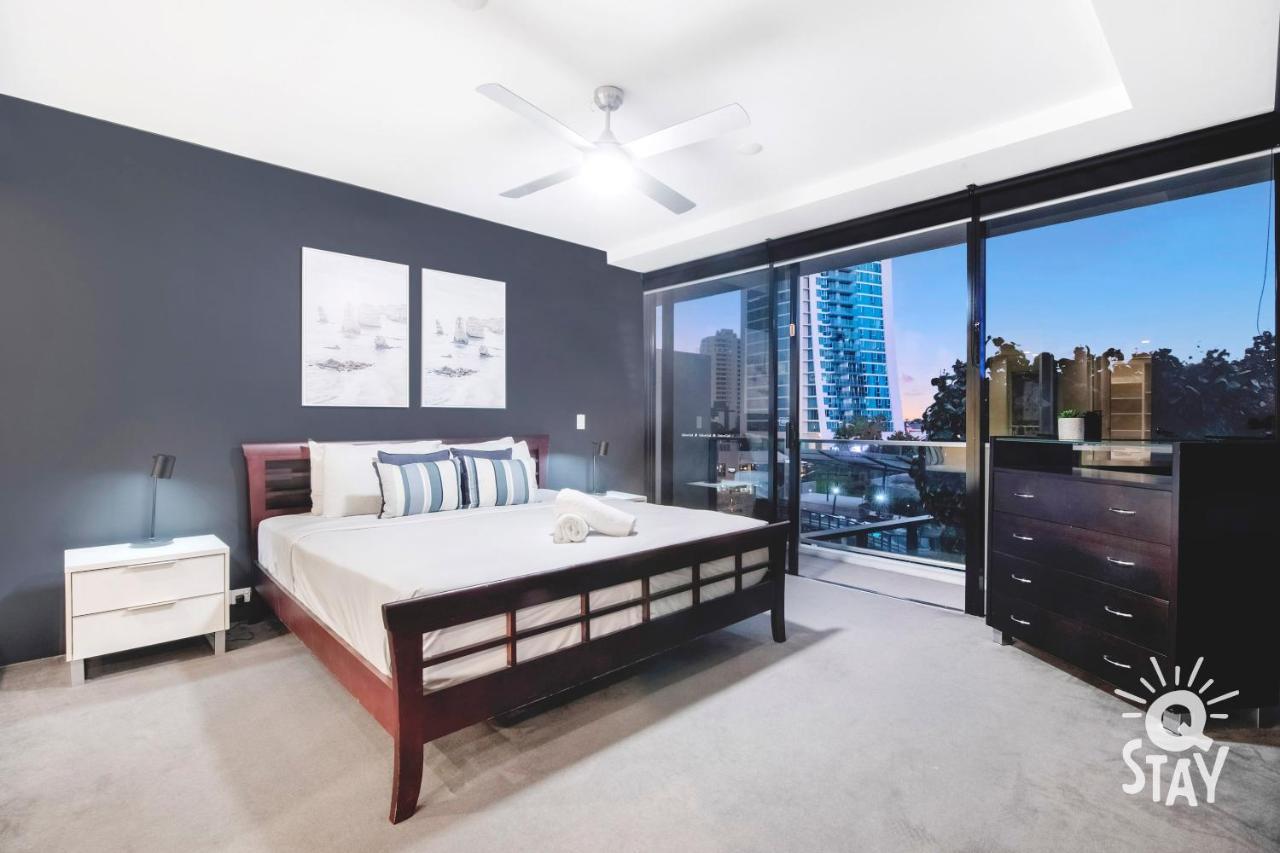 Kids Stay Free In Hinterland View 1 Bedroom Spa Apartment At Circle On Cavill - Q Stay 黄金海岸 外观 照片