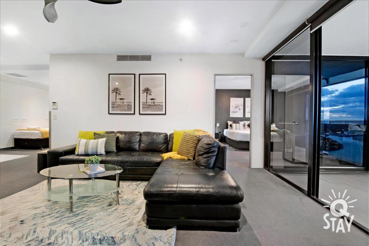 Kids Stay Free In Hinterland View 1 Bedroom Spa Apartment At Circle On Cavill - Q Stay 黄金海岸 外观 照片