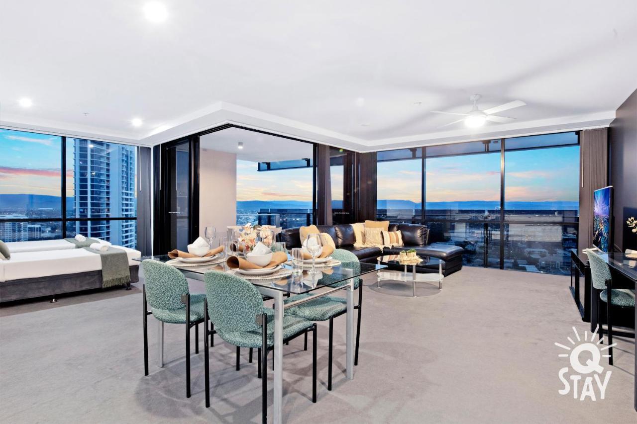Kids Stay Free In Hinterland View 1 Bedroom Spa Apartment At Circle On Cavill - Q Stay 黄金海岸 外观 照片