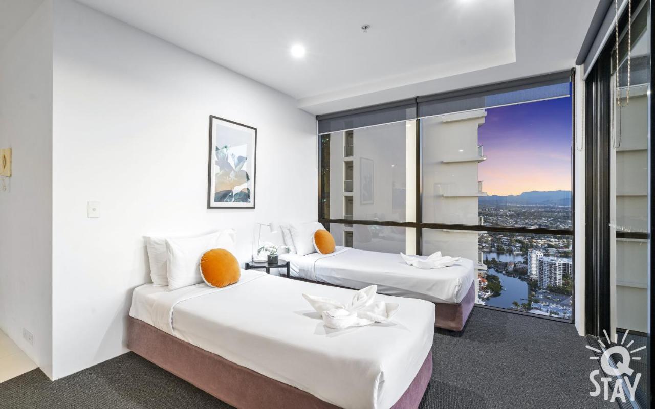 Kids Stay Free In Hinterland View 1 Bedroom Spa Apartment At Circle On Cavill - Q Stay 黄金海岸 外观 照片
