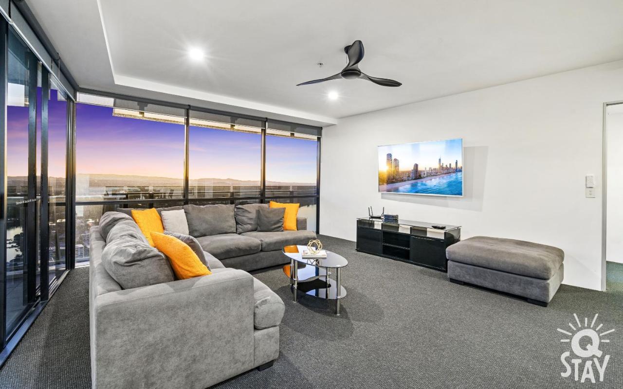Kids Stay Free In Hinterland View 1 Bedroom Spa Apartment At Circle On Cavill - Q Stay 黄金海岸 外观 照片